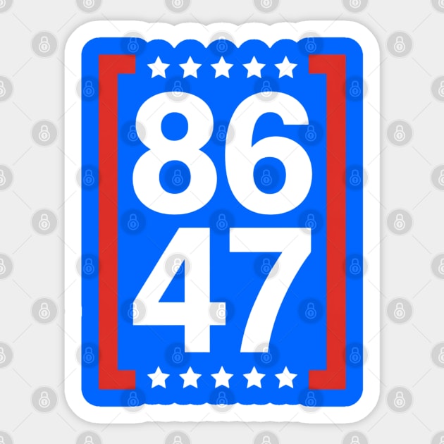8647 Sticker by Creatifly Graphic Tees